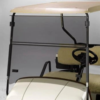 Lakeside Buggies Tinted EZGO Express Impact-Resistant Folding Windshield (Years S6/L6 Models)- 32004 EZGO Windshields