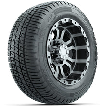 Set of (4) 12 in GTW Omega Wheels with 215/50-R12 Fusion S/R Street Tires Lakeside Buggies Parts and Accessories