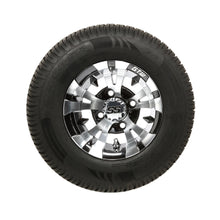 Lakeside Buggies 10” GTW Vampire Black and Machined Wheels with 20” Fusion DOT Street Tires – Set of 4- A19-338 GTW Tire & Wheel Combos