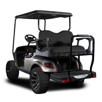 Lakeside Buggies MadJax® Genesis 250 with Deluxe Black Steel Rear Flip Seat - EZGO TXT- 01-049-202D MadJax Seat kits