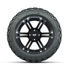 Set of (4) 14 in GTW Specter Wheels with 22x10-14 GTW Timberwolf All-Terrain Tires Lakeside Buggies Parts and Accessories