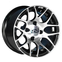 Lakeside Buggies 14x7 GTW® Machined/Black Pursuit Wheel- 19-101 GTW Wheels