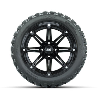 Set of (4) 14 in GTW Element Wheels with 23x10-14 GTW Nomad All-Terrain Tires Lakeside Buggies Parts and Accessories