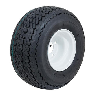 Lakeside Buggies 8” GTW® Topspin Tire & White Steel Wheel Assembly- A19-140 GTW Tire & Wheel Combos