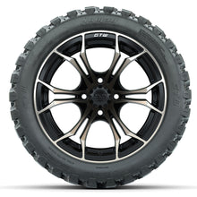 Set of (4) 14 in GTW Spyder Wheels with 23x10-14 GTW Nomad All-Terrain Tires Lakeside Buggies Parts and Accessories