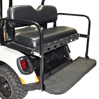 GTW® MACH3 Rear Flip Seat for EZGO RXV - Black Lakeside Buggies