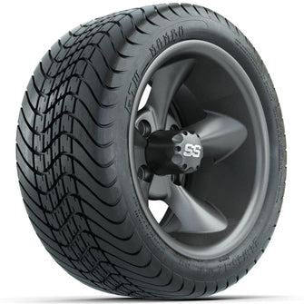 Set of (4) 12 in GTW Godfather Wheels with 215/35-12 GTW Mamba Street Tires Lakeside Buggies Parts and Accessories