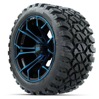 Set of (4) 14 in GTW Spyder Wheels with 23x10-14 GTW Nomad All-Terrain Tires Lakeside Buggies Parts and Accessories