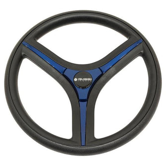 Lakeside Buggies Gussi Italia® Brenta Black/Blue Steering Wheel (Models Yamaha G16-Drive 2)- 06-140 Gussi Steering accessories