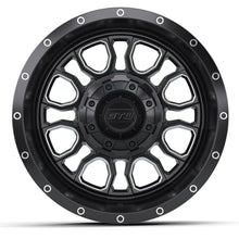 12” GTW Volt Black & Machined Wheel PN# 19-334