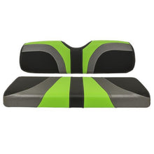 Lakeside Buggies RedDot® Blade Front Seat Covers for Yamaha Drive/Drive2 – Lime Green / Charcoal Gear / Black Carbon Fiber- 10-312 GTW Premium seat cushions and covers