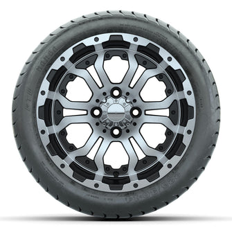 Set of (4) 14 in GTW Omega Wheels with 225/30-14 Mamba Street Tires Lakeside Buggies Parts and Accessories