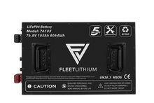 76 Volt 105 AH Fleet Lithium Bundle PN# FL-76-VLT-105 Fleet Lithium 