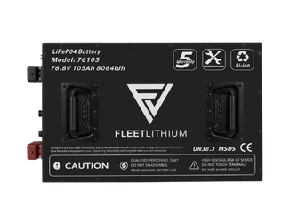 76 Volt 105 AH Fleet Lithium Bundle PN# FL-76-VLT-105 Fleet Lithium 