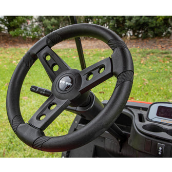 Gussi Italia® Lugana Black Steering Wheel Compatible with ICON Golf Car Models & AEV Golf Car Models Gussi Shop By Make