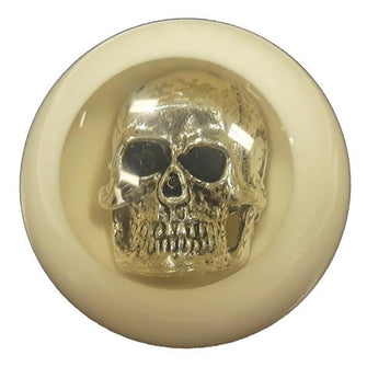 Lakeside Buggies Shifter knob Skull white 3/8-24 master - FLUSH- 31456 Lakeside Buggies Direct NEED TO SORT