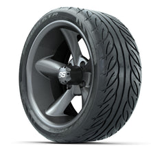 Set of (4) 14 in GTW Godfather Wheels with 205/40-R14 Fusion GTR Street Tires Lakeside Buggies Parts and Accessories