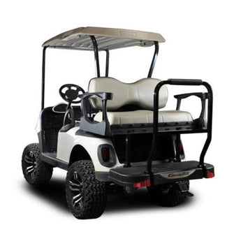 Lakeside Buggies MadJax® Genesis 250 with Standard Sandstone Steel Rear Flip Seat - EZGO RXV- 01-050-204S MadJax Seat kits