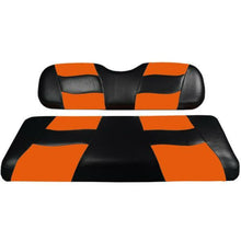 Lakeside Buggies Madjax Riptide Black/Orange Two-Tone Yamaha G29/Drive Front Seat Covers (Years 2008-Up)- 10-147 MadJax Premium seat cushions and covers