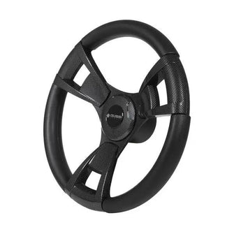 Lakeside Buggies Gussi Italia® Lugana Black Steering Wheel For All Club Car DS Models- 06-118 Gussi Parts and Accessories