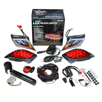 Lakeside Buggies MadJax® LUX Headlight Kit for Yamaha Drive2 (Years 2017-Up)- 02-104 MadJax Light kits