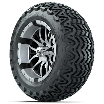 Set of (4) 14 in GTW Diesel Wheels with 23x10-14 GTW Predator All-Terrain Tires Lakeside Buggies Parts and Accessories