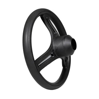 Gussi Italia® Brenta Black/Carbon Fiber Steering Wheel for EZGO Lakeside Buggies