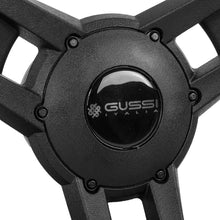 Gussi Italia® Giazza Black Steering Wheel Compatible with ICON Golf Car Models & AEV Golf Car Models Lakeside Buggies