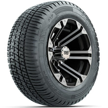 Set of (4) 12 in GTW Specter Wheels with 215/50-R12 Fusion S/R Street Tires Lakeside Buggies Parts and Accessories