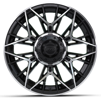 14&Prime; GTW&reg; Stellar Black with Machined Accents Wheel PN# 19-321