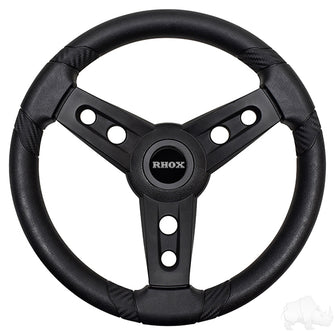 Lakeside Buggies Lugana Steering Wheel, Black, E-Z-Go Hub- ACC-SW150-EZ Lakeside Buggies NEED TO SORT