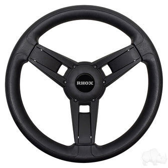 Lakeside Buggies Giazza Steering Wheel, Black, Club Car DS Hub 84+- ACC-SW151-CC Lakeside Buggies NEED TO SORT