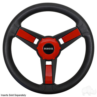 Lakeside Buggies Giazza Steering Wheel, Black, Club Car DS Hub 84+- ACC-SW151-CC Lakeside Buggies NEED TO SORT