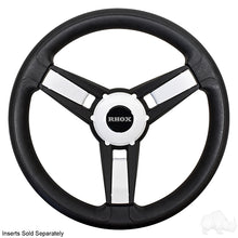 Lakeside Buggies Giazza Steering Wheel, Black, Club Car DS Hub 84+- ACC-SW151-CC Lakeside Buggies NEED TO SORT