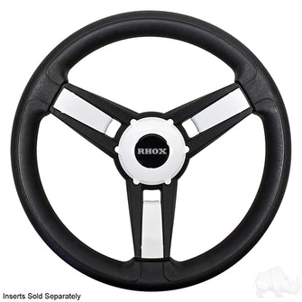 Lakeside Buggies Giazza Steering Wheel, Black, Club Car DS Hub 84+- ACC-SW151-CC Lakeside Buggies NEED TO SORT