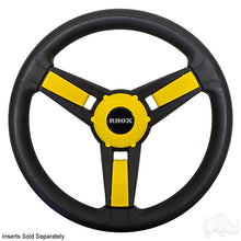 Lakeside Buggies Giazza Steering Wheel, Black, Club Car DS Hub 84+- ACC-SW151-CC Lakeside Buggies NEED TO SORT