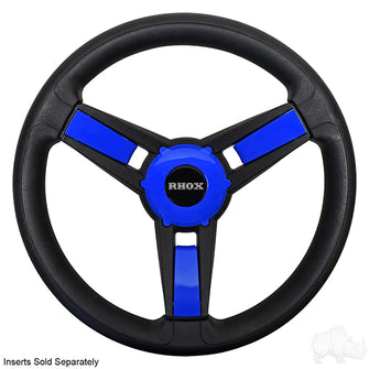 Lakeside Buggies Giazza Steering Wheel, Black, Club Car Tempo, Onward, Precedent Hub- ACC-SW151-CP Lakeside Buggies NEED TO SORT