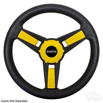 Lakeside Buggies Giazza Steering Wheel, Black, Club Car Tempo, Onward, Precedent Hub- ACC-SW151-CP Lakeside Buggies NEED TO SORT