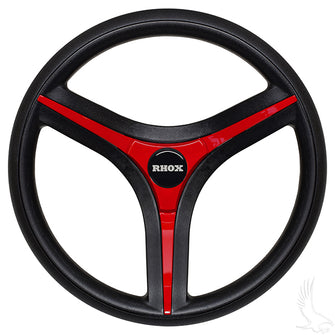 Lakeside Buggies Brenta ST Steering Wheel, Red Insert, Club Car Tempo, Onward, Precedent Hub- ACC-SW156-CP Lakeside Buggies NEED TO SORT