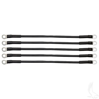 Lakeside Buggies Battery Cable SET, Includes (5) 12" 6 gauge, Club Car 36V 81+, Yamaha G2/G8/G9 36V 85-94- BAT-1001 Lakeside Buggies NEED TO SORT