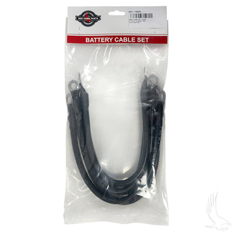 Lakeside Buggies Battery Cable SET, Includes (5) 14" 4 gauge, Club Car DS 48V 95+- BAT-1002A Lakeside Buggies NEED TO SORT