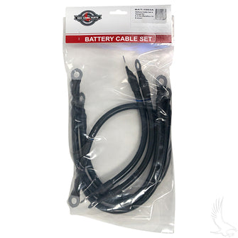 Lakeside Buggies Battery Cable SET, Includes (1) 21" (2) 16" (2) 9" 4 gauge, E-Z-Go Marathon 94 & down- BAT-1003A Lakeside Buggies NEED TO SORT