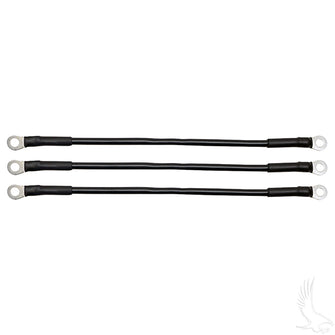 Lakeside Buggies Battery Cable SET, Includes (3) 12" 6 gauge, E-Z-Go RXV 08+- BAT-1022 Lakeside Buggies NEED TO SORT