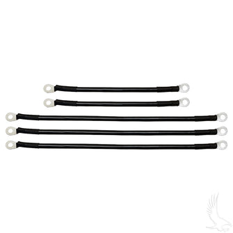 Lakeside Buggies Battery Cable SET, Includes (2) 9" (3)14" 4 gauge, Yamaha G19- BAT-1024A Lakeside Buggies NEED TO SORT