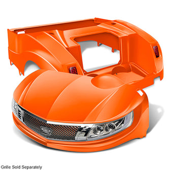 Lakeside Buggies DoubleTake Phoenix Body Kit with Street Legal Light Kit, E-Z-Go RXV 08+, Orange- BOD-DT0113-OR DoubleTake DoubleTake