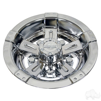 Lakeside Buggies Wheel Cover, 8" Vegas Chrome- CAP-0047 Lakeside Buggies Wheel Accessories