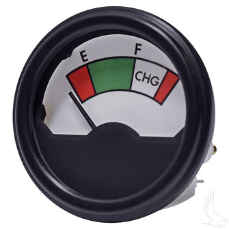 Lakeside Buggies Charge Meter, 36V Round Analog- CGR-100 Lakeside Buggies NEED TO SORT