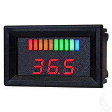 Lakeside Buggies 36 Volt Digital Voltage Display Charge Meter, Horizontal- CGR-134 Lakeside Buggies NEED TO SORT