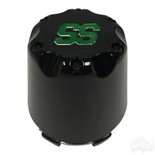 Center Cap, Black with Green SS PN# TIR-SS002-BG Redhawk 