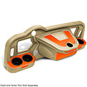 Lakeside Buggies DoubleTake Sentry Dash Cup Holder Trim Set of 2, E-Z-Go RXV 08+, Orange- DASH-DT0113-OR DoubleTake DoubleTake